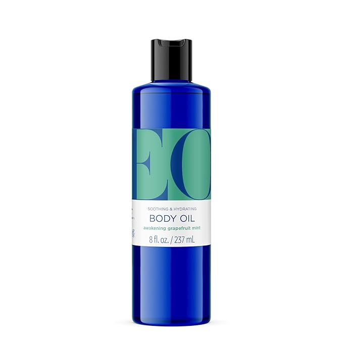 EO Body Oil Grapefruit Mint 8 oz Pack of 1, Nourishes Skin, Contains Vitamin E by EOProducts