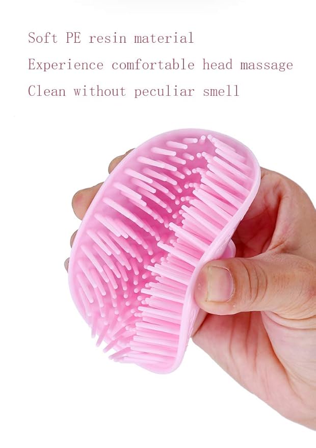 Aroveea Hair Scalp Brush Dandruff Cleaning Brush Shower Scalp Shampoo Brush - Image 9