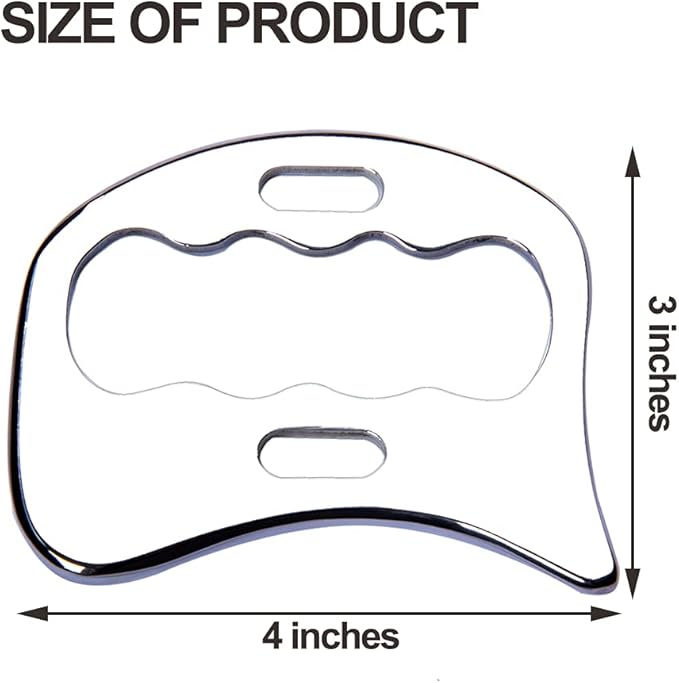 FeelFree Sport Stainless Steel Gua Sha Scraping Massage Tool-Muscle Scraper - Image 6