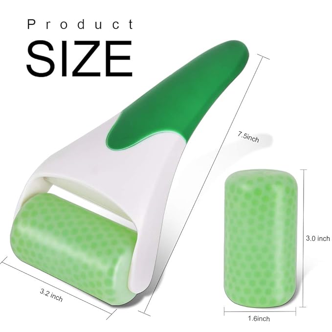 Teenitor Green Ice Roller for Facial Skin Care, Ice Massager Cooling Facial - Image 2