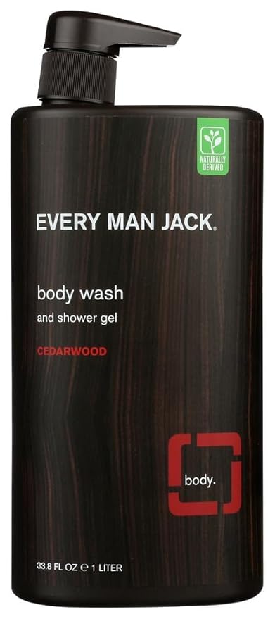 Every Man Jack Body Wash, Cedarwood 33.8-ounce by EveryManJack