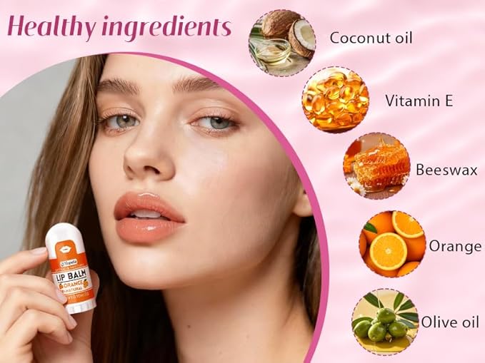 Yopela Mini Lip Balm Bulk 42 Pack, Natural Lip Balms - Image 3