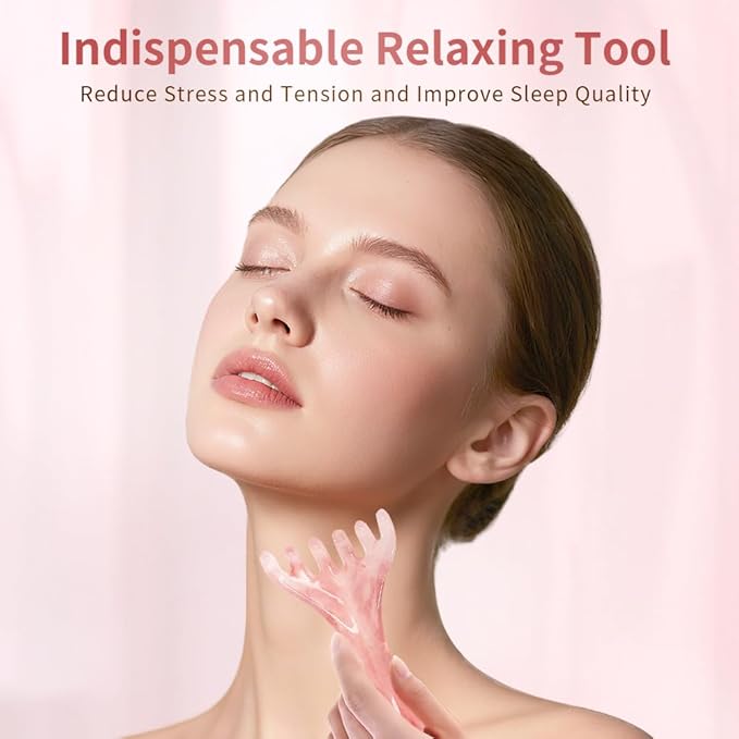 TAIHI Scalp Massager, Manual Head Massager Gua Sha Tool, Natural Resin Scalp - Image 3