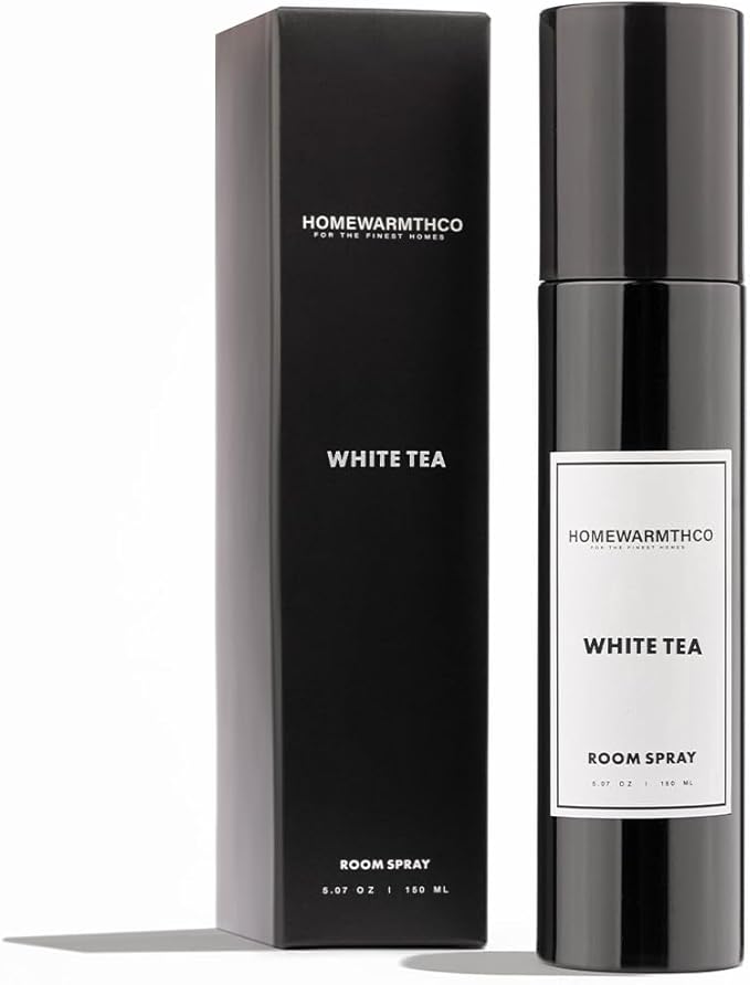 White Tea Room Spray – 5.07 oz Scented Air Freshener Spray by Homewarmthco