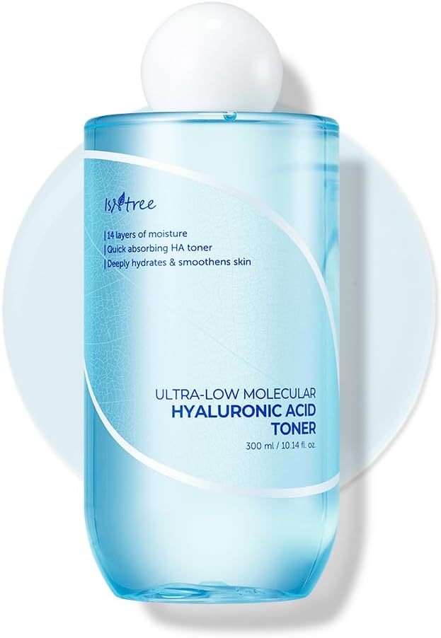 ISNTREE Ultra-Low Molecular Hyaluronic Acid Toner 300ml, 10.14 fl.oz | Korean by ISNTREE