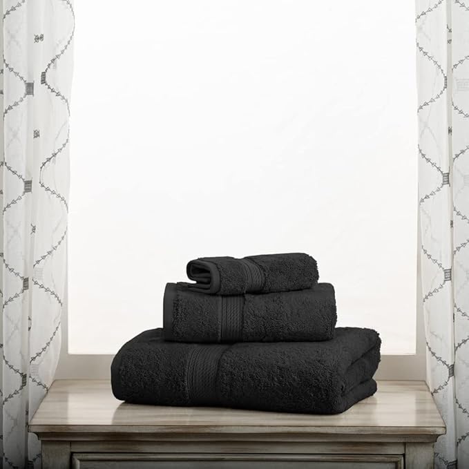 Superior Egyptian Cotton Pile 3 Piece Towel Set, Includes 1 Bath, 1 Hand - Image 9