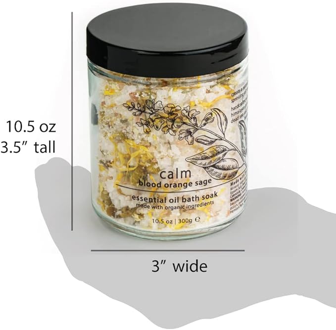 Hemlock Park Calm Essential Oil Bath Soak | Naturally Soothing Mineral Sea Salt - Image 5