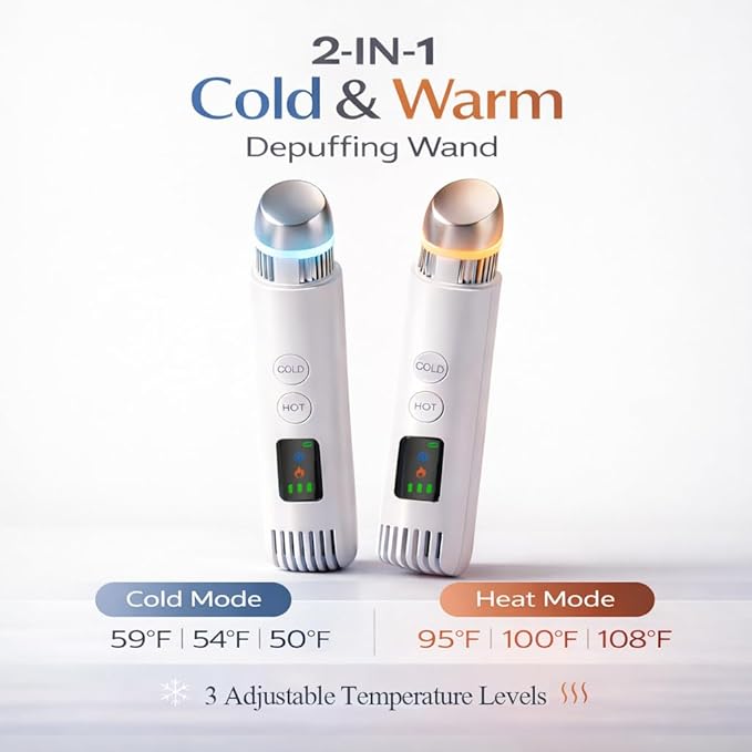 2-in-1 Cold & Warm Depuffing Wand - Image 2