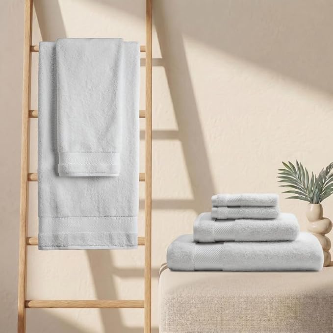 BIOWEAVES 100% Organic Cotton 700 GSM Luxury Bath Towels - Image 2