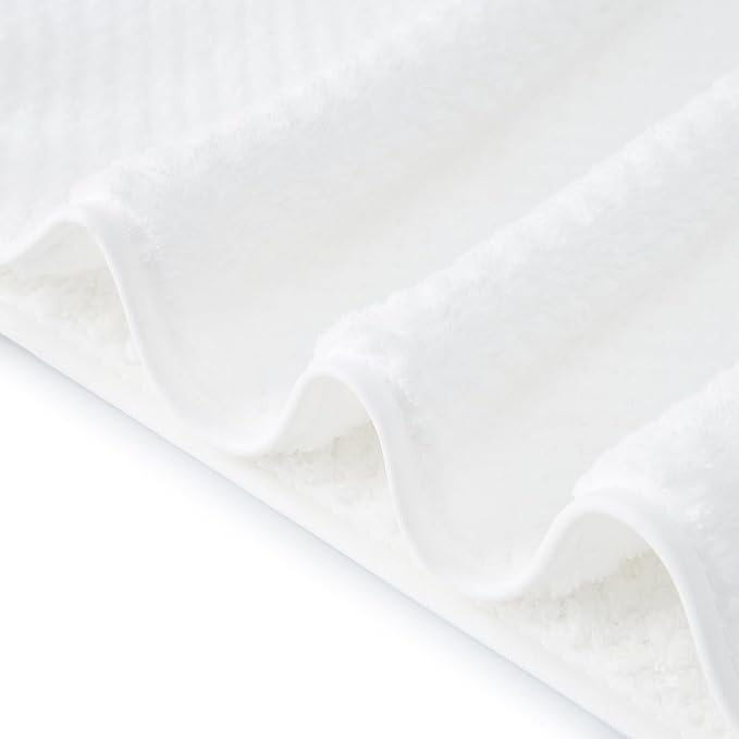 Bath Towel Set Pack of 2, 35 x 70 Inches Large Microfiber Bath Towels, and - Image 5