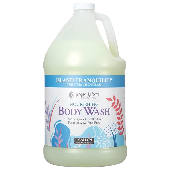 Ginger Lily Farms Botanicals Nourishing Body Wash, Island Tranquility, 100% by GingerLilyFarms
