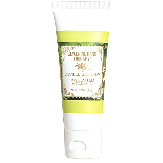 Camille Beckman Glycerine Hand Therapy Cream, Vitamin E Unscented, 1.35 Ounce by CamilleBeckman