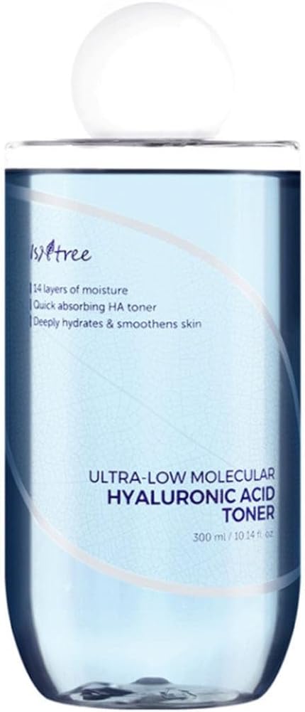 ISNTREE Ultra-Low Molecular Hyaluronic Acid Toner 300ml, 10.14 fl.oz | Korean - Image 4