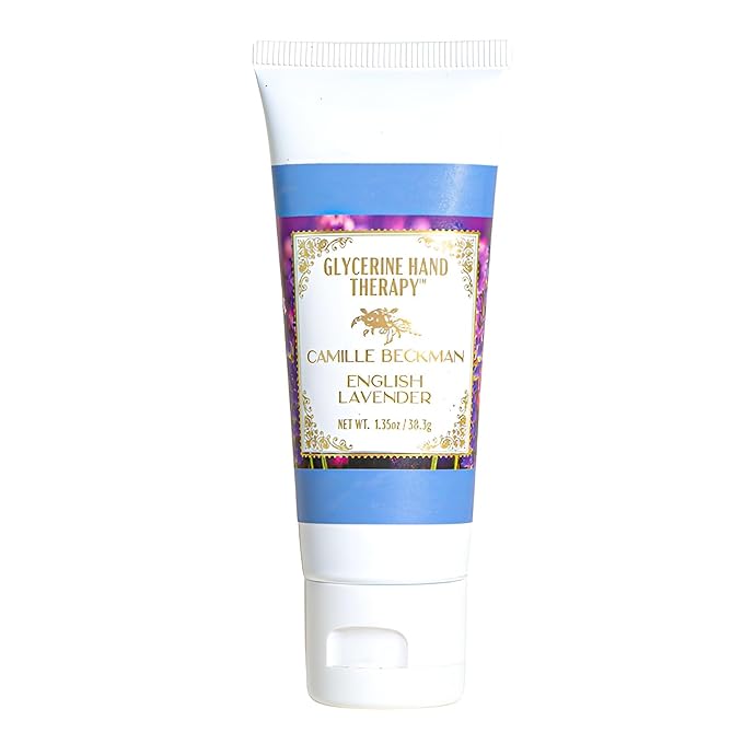 Camille Beckman Glycerine Hand Therapy Cream, English Lavender, 1.35 Ounce by CamilleBeckman