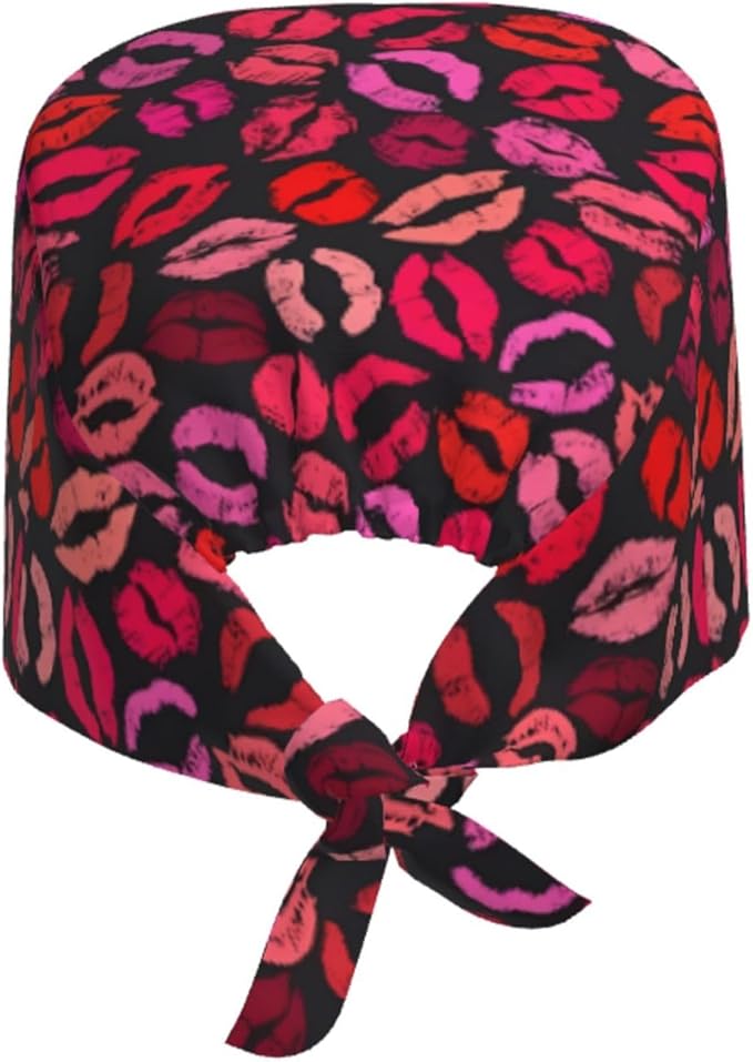 Adult Working Cap Adjustable Cleaning Work Sweatband Scrub Hat Tie Back Hats - Image 2