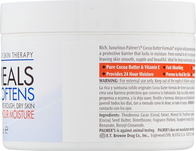 Palmer’s Cocoa Butter Formula Daily Skin Therapy, Solid Formula, 7.25 Ounces - Image 14
