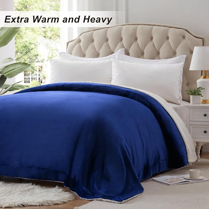 KAWAHOME Sherpa Fleece Twin Size Blanket - Image 5