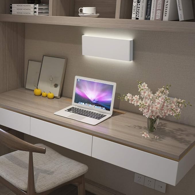 Aipsun 15.75in Matte White Modern Vanity Light Up and Down LED Vanity Light - Image 5