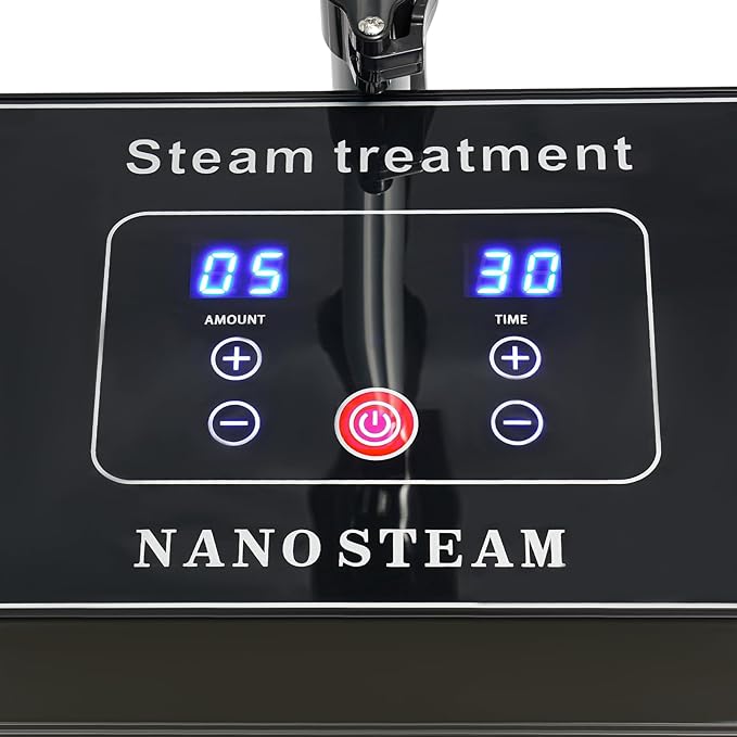 3 In 1 Standing Nano Hair Steamer Heated Micro Mist Spray Negative Ion Blue - Image 8