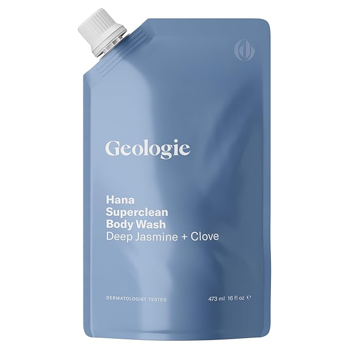 Geologie Hana Superclean Body Wash Refill Pack | Deep Jasmine + Clove Natural by Geologie
