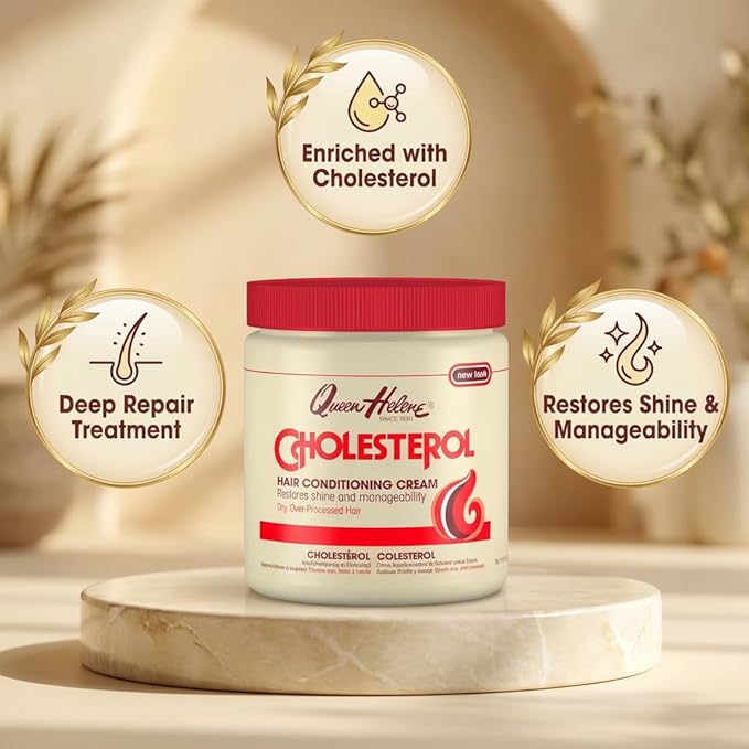 Queen Helene Cholesterol Hair Conditioning Cream – Deep Repair Treatment - Image 2