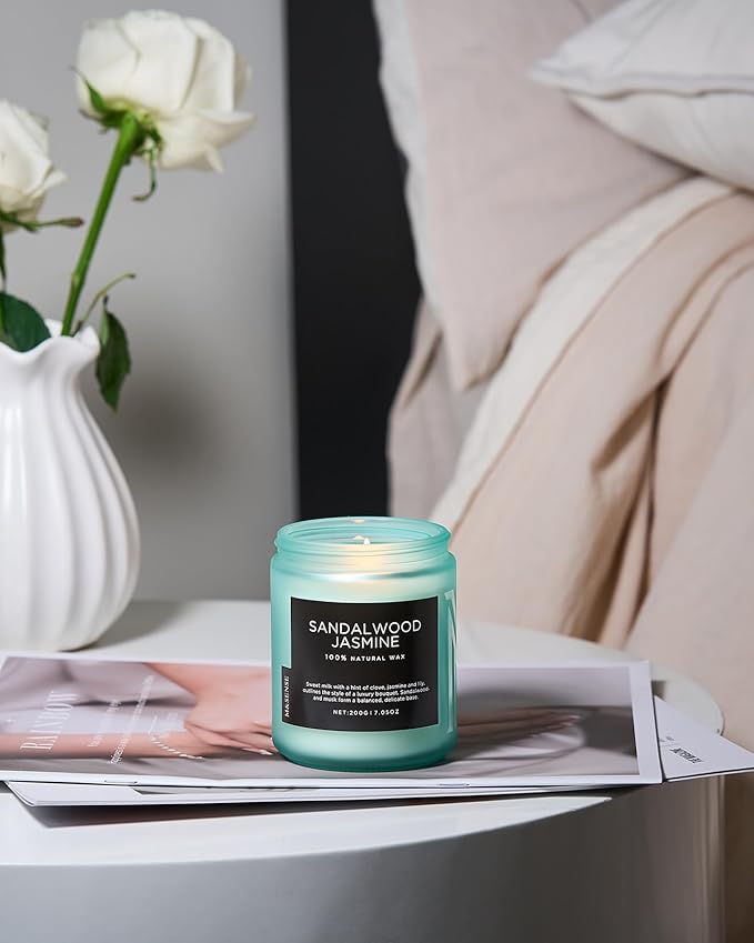 M&SENSE Sandalwood Jasmine Scented Candles - Image 9