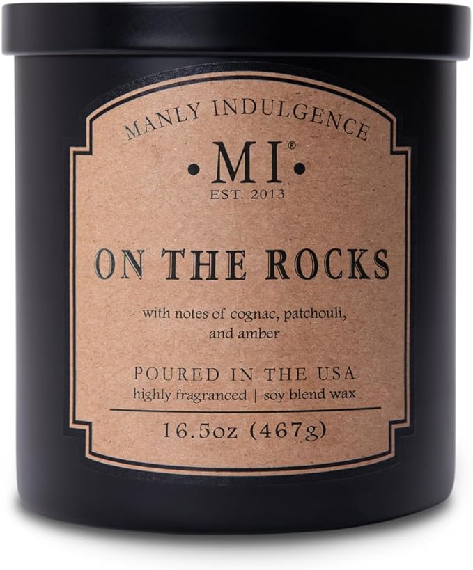 Manly Indulgence On The Rocks Scented Candles by ManlyIndulgence