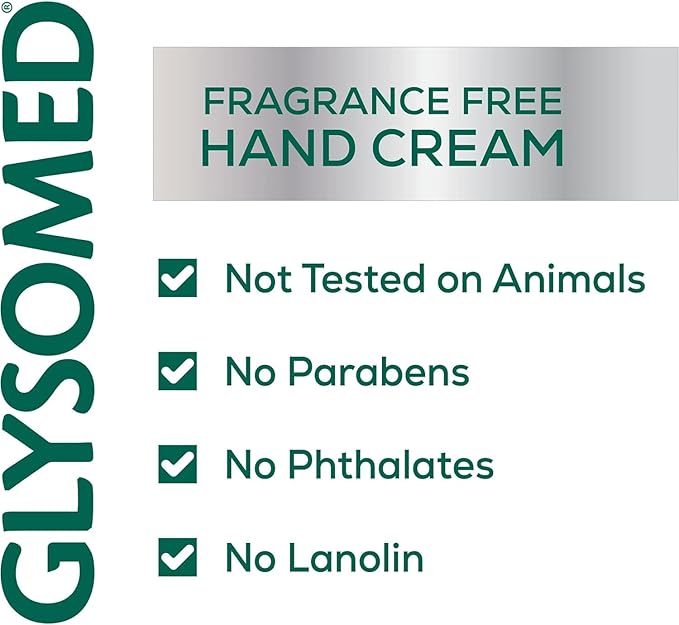 Glysomed Hand Cream 1.7 Oz Purse Travel Size Fragrance Free - Image 3