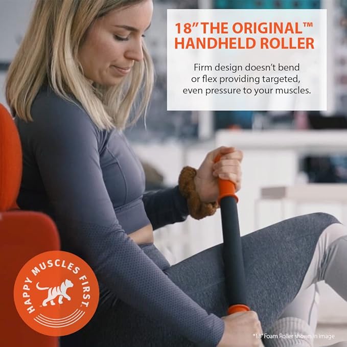 Tiger Tail 18in Massage Stick Portable Roller, Deep Tissue Foam Roller - Image 4