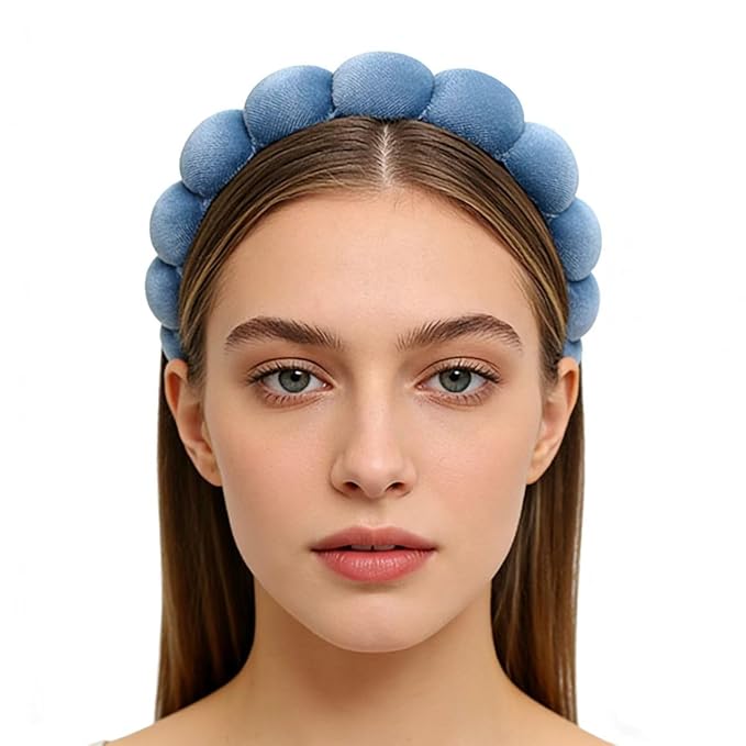 Headbands Women Hair Head Bands, Padded Fabric Hair Bands Wide Velvet Non Slip - Image 4