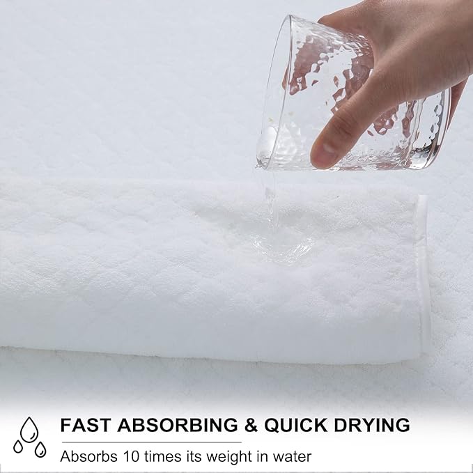 Ycosy 2 Pack Hand Towels Set 16"x31", Quick Dry Thick and Highly Absorbent Hand - Image 3