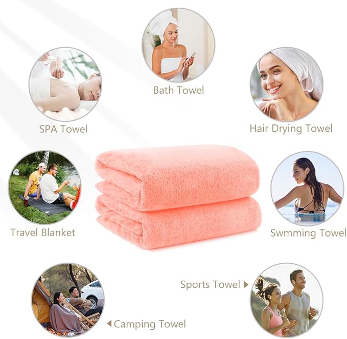 Orighty Microfiber Bath Towels Pack of 4 - Image 7