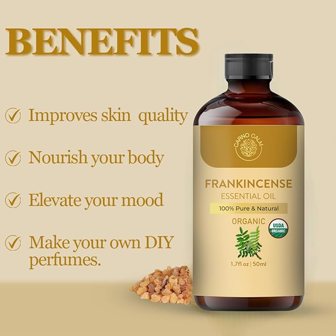Frankincense Essential Oil | USDA Certified Organic Frankincense Oil | Woody - Image 4