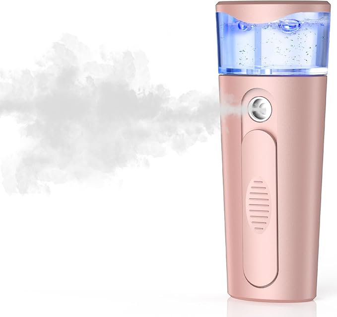 withthesun Portable Nano Face Mister, Facial Steamer, USB Rechargeable Cool by withesun