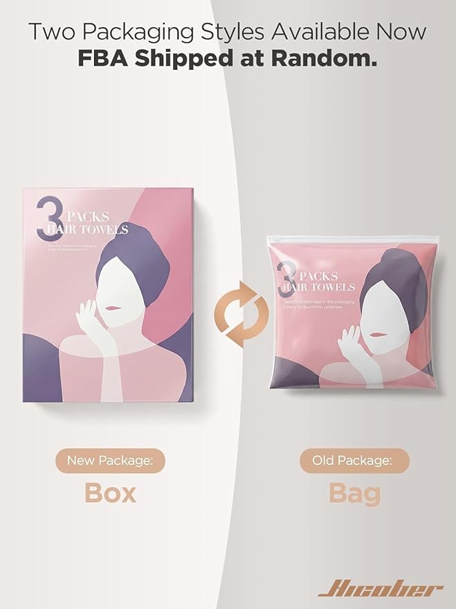 Hicober Microfiber Hair Towel, Hair Turbans - Image 9