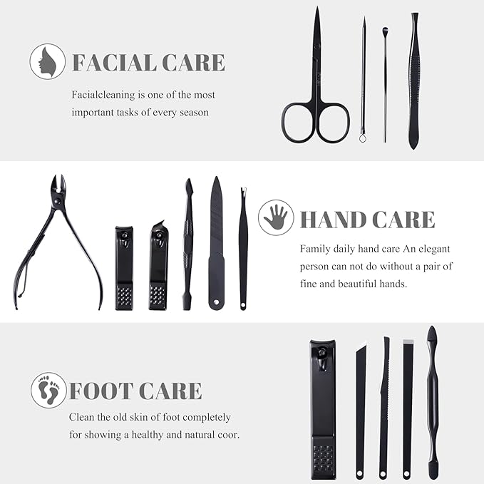Nail Clippers Sets High Precisio Stainless Steel Nail Cutter Pedicure Kit Nail - Image 2