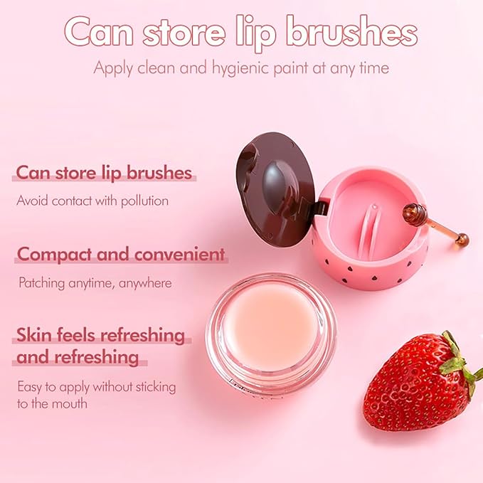 2 Packs Fruit Lip Balm, Moisturizing & Smoothing Lip, Hydrate Repair Prevent - Image 6