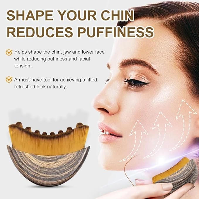New Lymphatic Contour Face Brush, Manual Lymphatic Drainage Massager, - Image 6