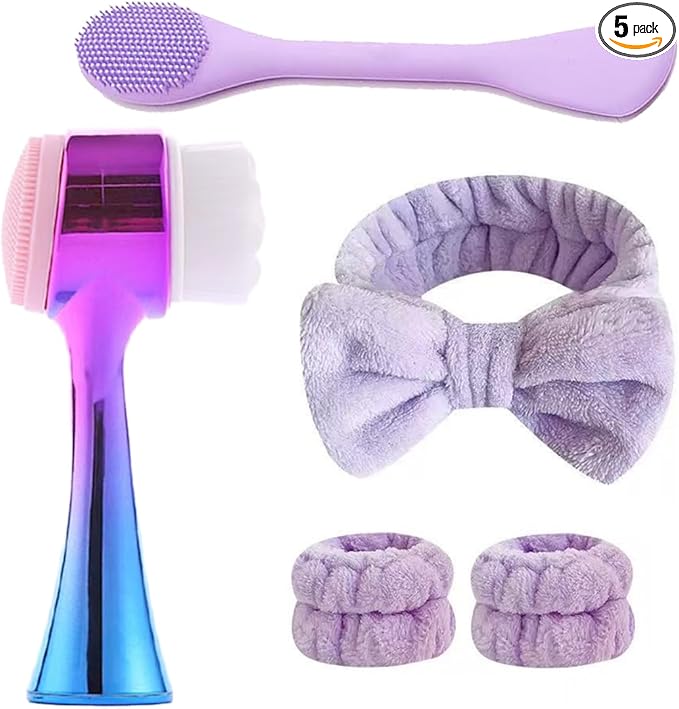 Facial Cleansing Brush 2 in 1Double-Sided Facial Cleaning Brush by OHES