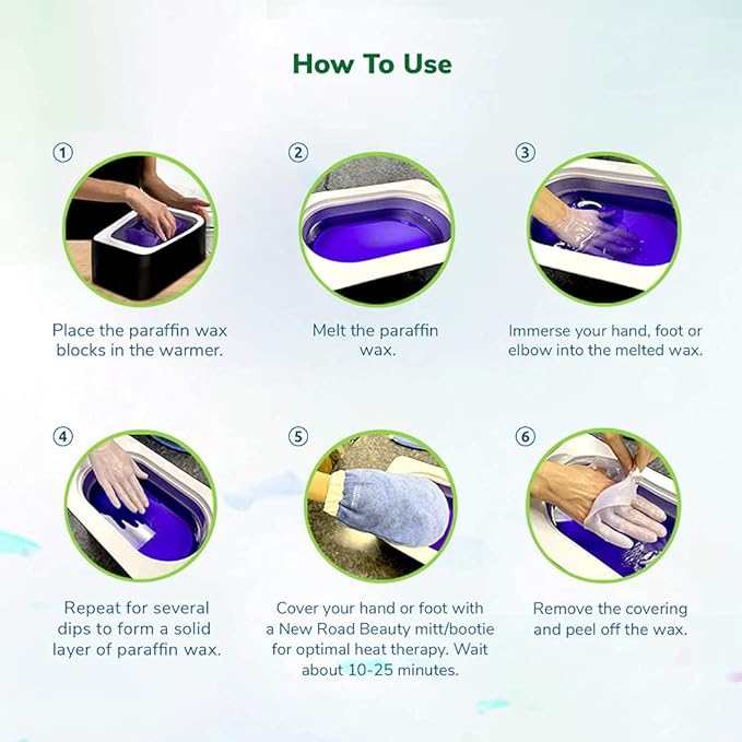 Paraffin Wax Machine for Hand and Feet, Paraffin Wax Kit, Quick Heating Touch - Image 6