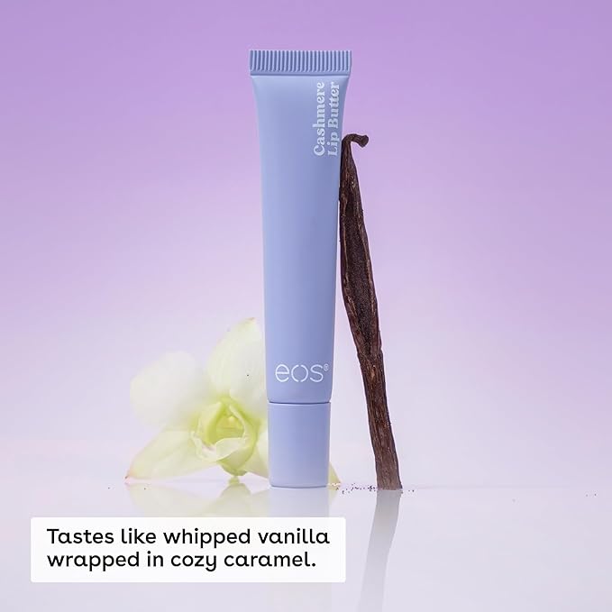 eos Cashmere Lip Butter – Vanilla Cashmere, Smoothing Lip Mask & Moisturizer - Image 3