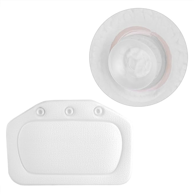Bath Pillow, Bathtub Head Neck Support, Soft Foam Padded Spa Tub Headrest Back - Image 5