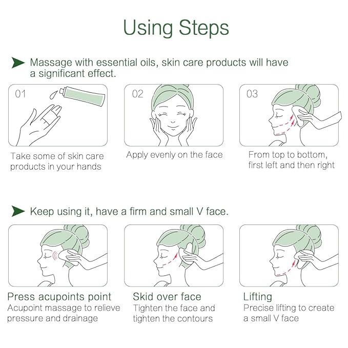 Gua Sha Facial Tools Stone Massage GuaSha Tool - Image 4
