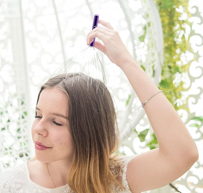 USAGA 36 Fingers Head Massager Scalp Massager Head Scratcher, Stocking Stuffers - Image 3