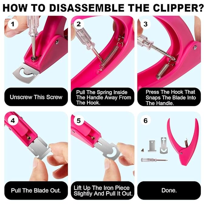 Pink Adjustable Nail Clippers - Image 8