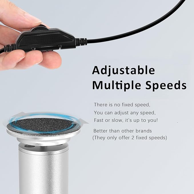 Upgraded Electric Foot Callus Remover 1200rpm, Professional Electric Pedicure - Image 8
