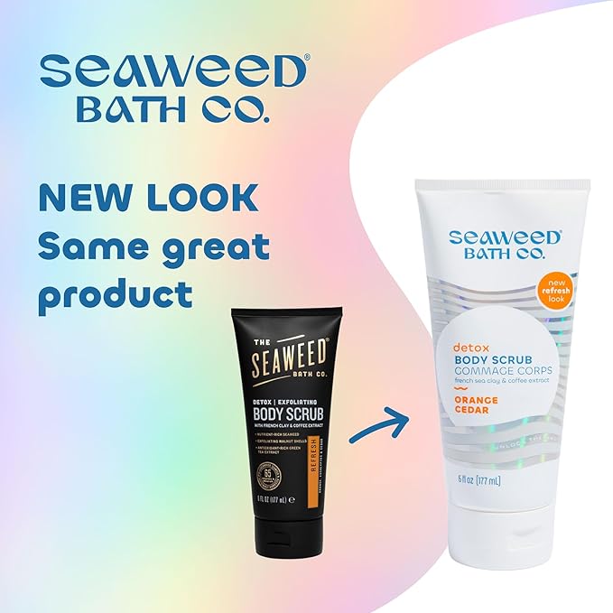 Seaweed Bath Co. Detox Body Scrub, 6 Ounce, Sustainably Harvested Seaweed - Image 2