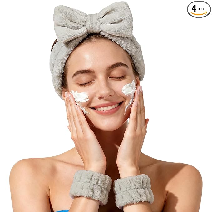 Fmeida Skincare Headband, Spa Headband and Wrist Bands by Fmeida