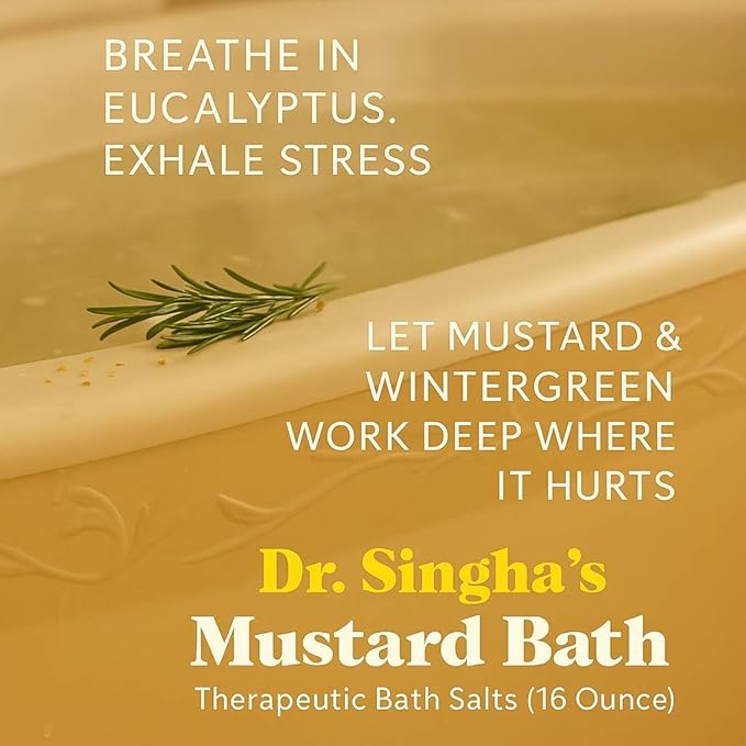 Dr. Singha's Mustard Bath, Therapeutic Bath Salts - Image 2