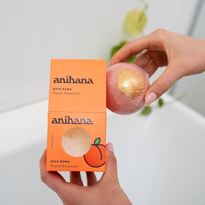 ANIHANA Bath Bomb with Coconut Oil, Paraben Free, Hand-Crafted Luxury Fizzers - Image 5